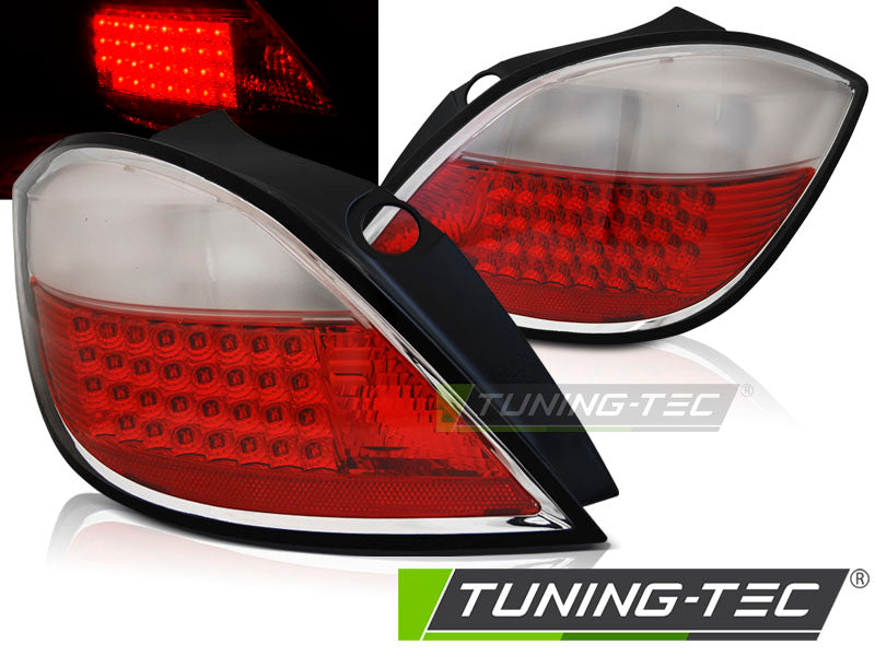 Tuning-Tec LED Rückleuchten für Opel Astra H (5-Türer) 04-09 rot/klar