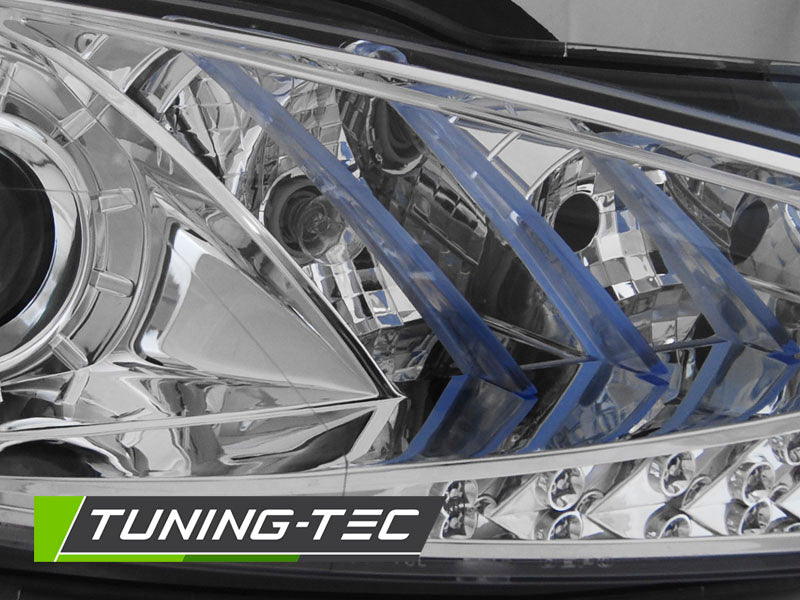 Tuning-Tec LED Tagfahrlicht Scheinwerfer für VW Golf 6 08-12 chrom