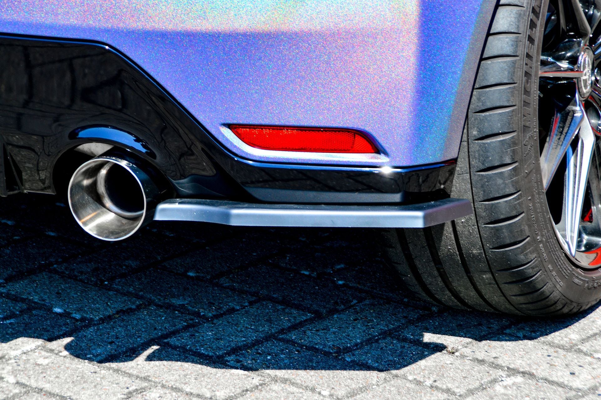Heckansatz L/R Toyota Yaris GR XP21 ab Bj.: 2020- Schwarz Glanz