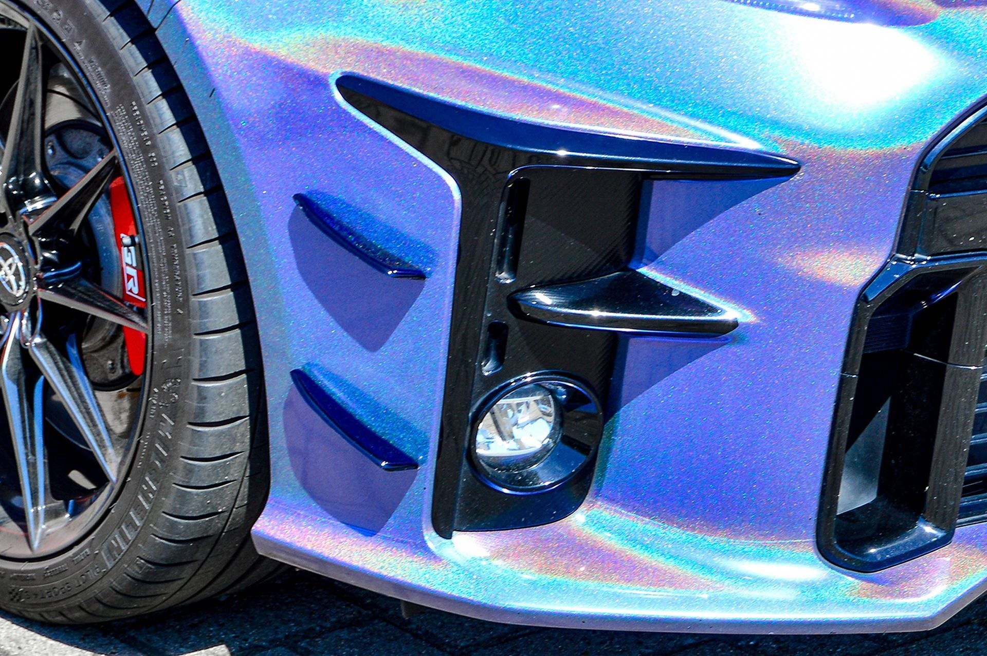 Seitenflaps Satz Toyota Yaris GR XP21 ab Bj.: 2020- Schwarz Matt