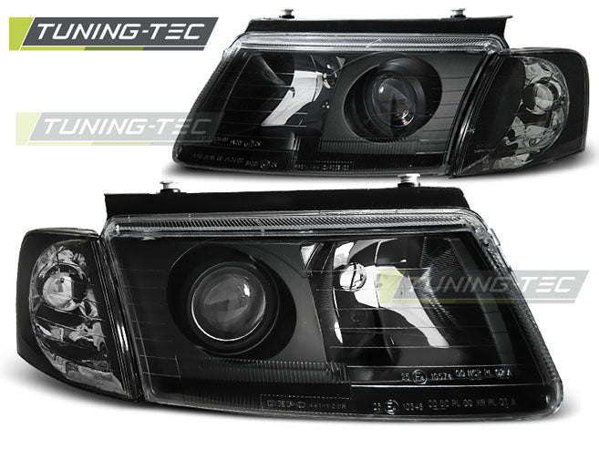 Tuning-Tec Klarglas Xenon Scheinwerfer für VW Passat 3B (B5) 96-00 schwarz