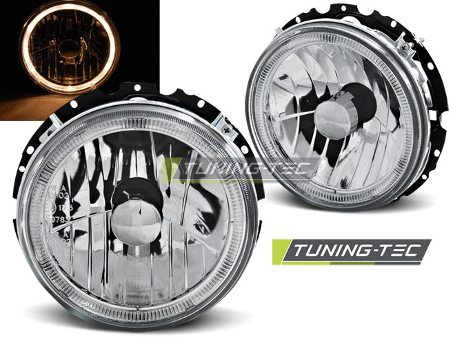 Tuning-Tec Angel Eyes Scheinwerfer für VW Golf I (1) 74-83 chrom