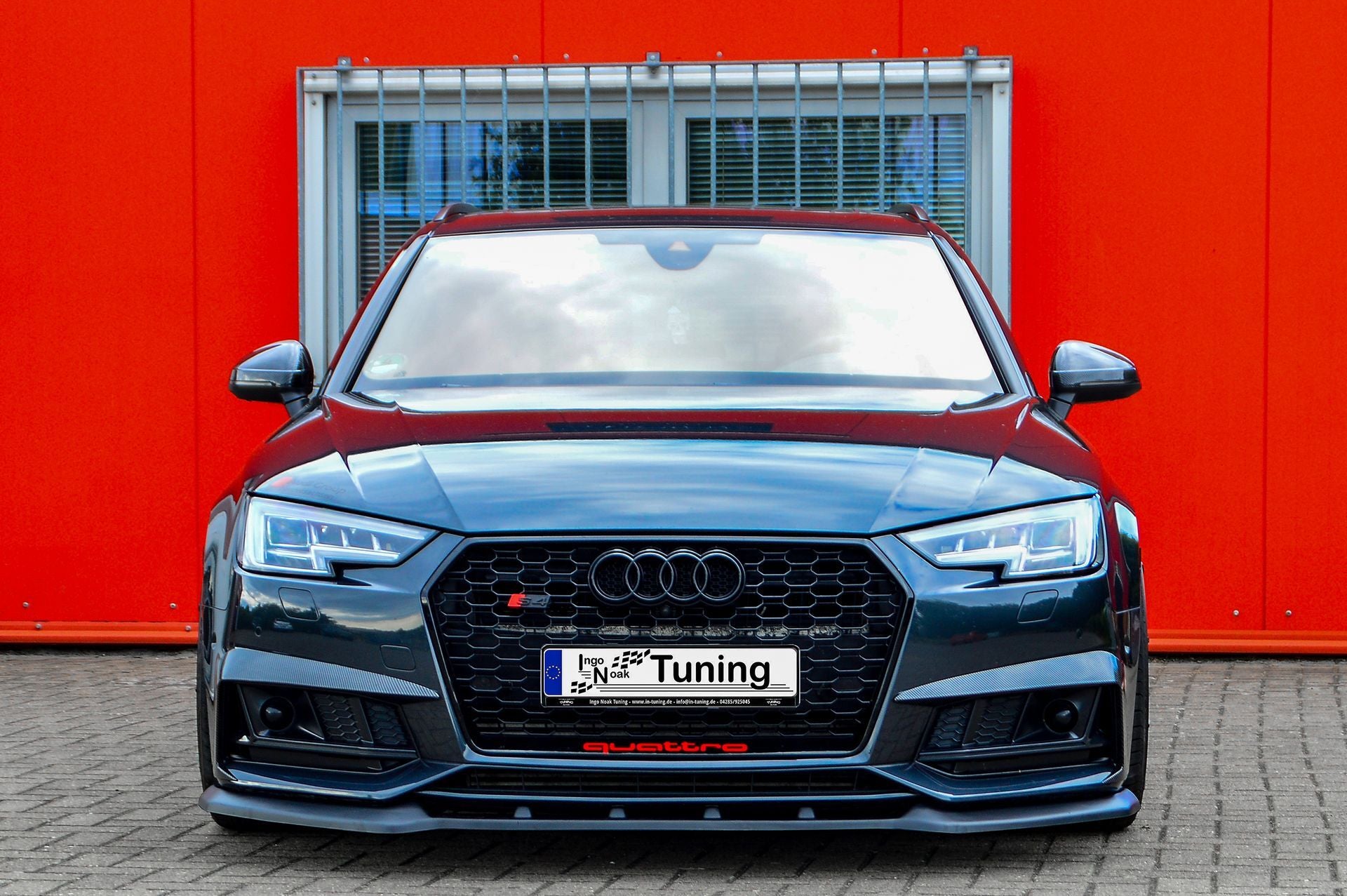 CUP Frontspoilerlippe ABS Audi S4 Typ: B9 Bj.:2015-2019 Carbon