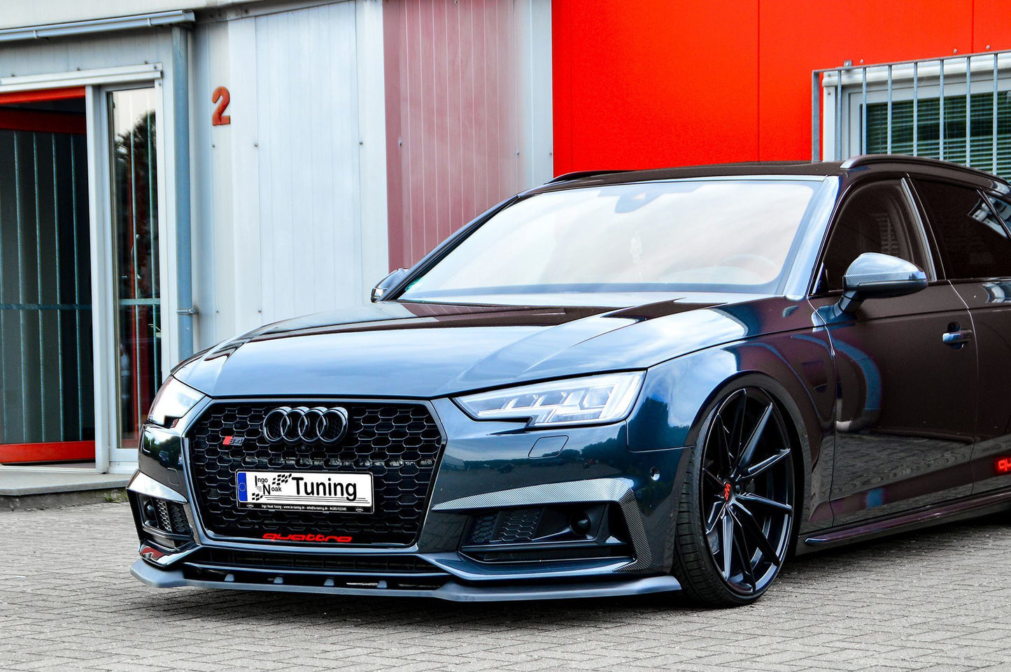 CUP Frontspoilerlippe ABS Audi S4 Typ: B9 Bj.:2015-2019 Carbon