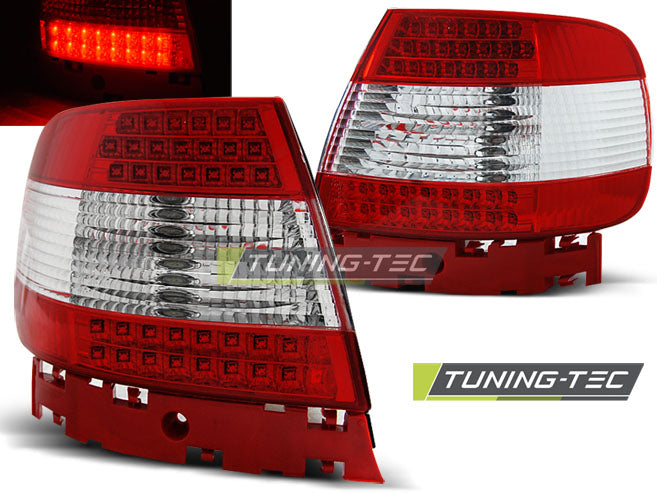 Tuning-Tec LED Rückleuchten für Audi A4 B5 94-00 rot/weiß