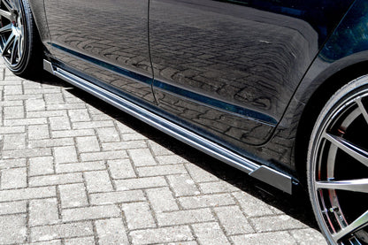 Seitenschwellersatz mit Wing Audi A6 4F Facelift Bj.: 2008-2011 Carbon