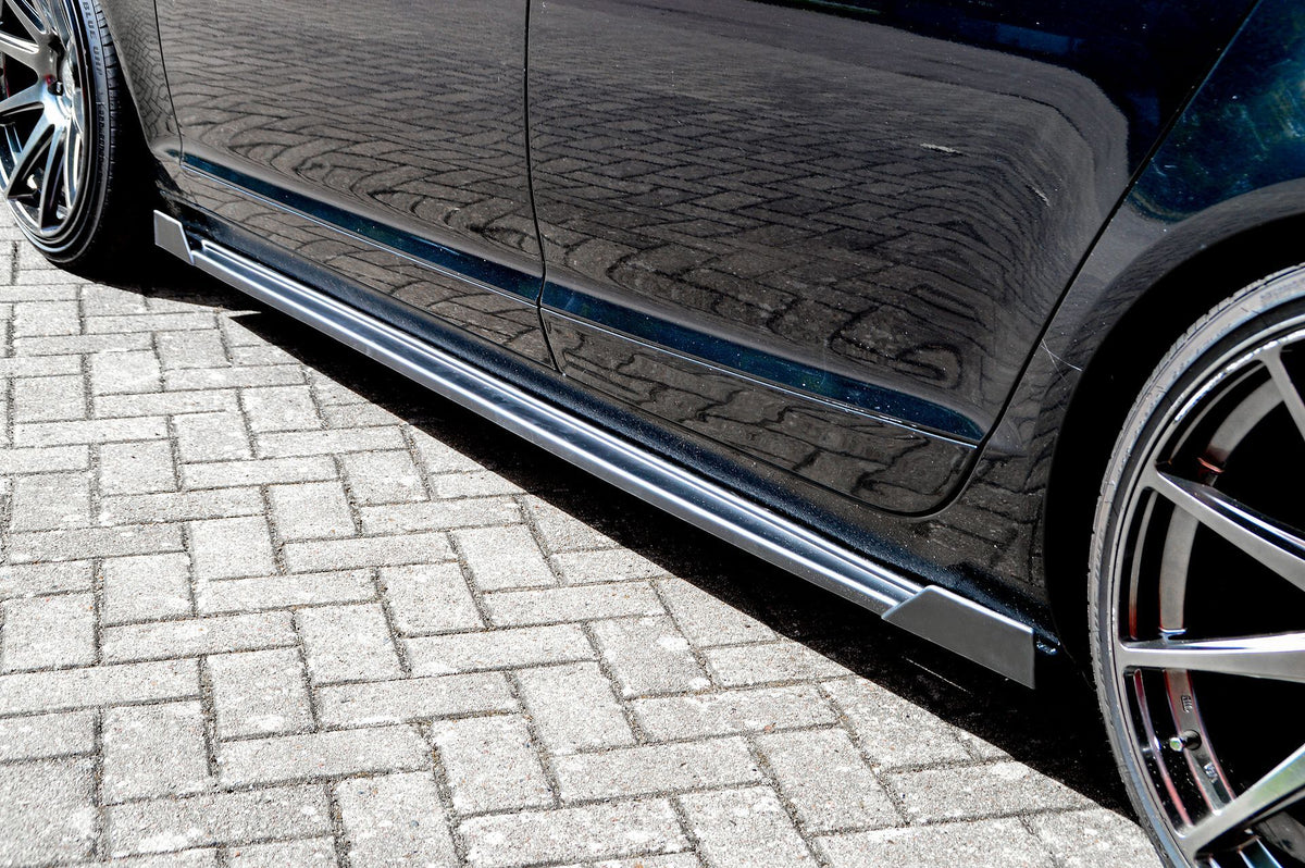 Seitenschwellersatz mit Wing Audi A6 4F mit S-Line Bj.: 2008-2011 Carbon