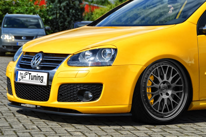 CUP Frontspoilerlippe ABS Volkswagen Golf 5, 1K Bj.: 2003-2008 Schwarz Glanz