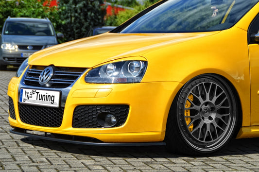 CUP Frontspoilerlippe ABS Volkswagen Golf 5, 1K Bj.: 2003-2008 Schwarz Glanz