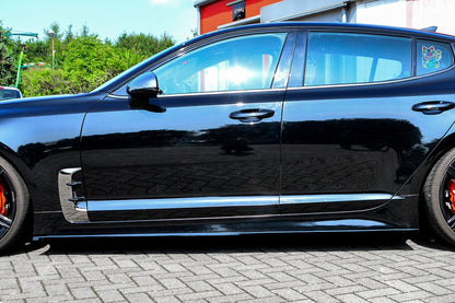 Seitenschwellersatz ABS Kia Stinger CK Ab Bj.:2017- Schwarz Matt