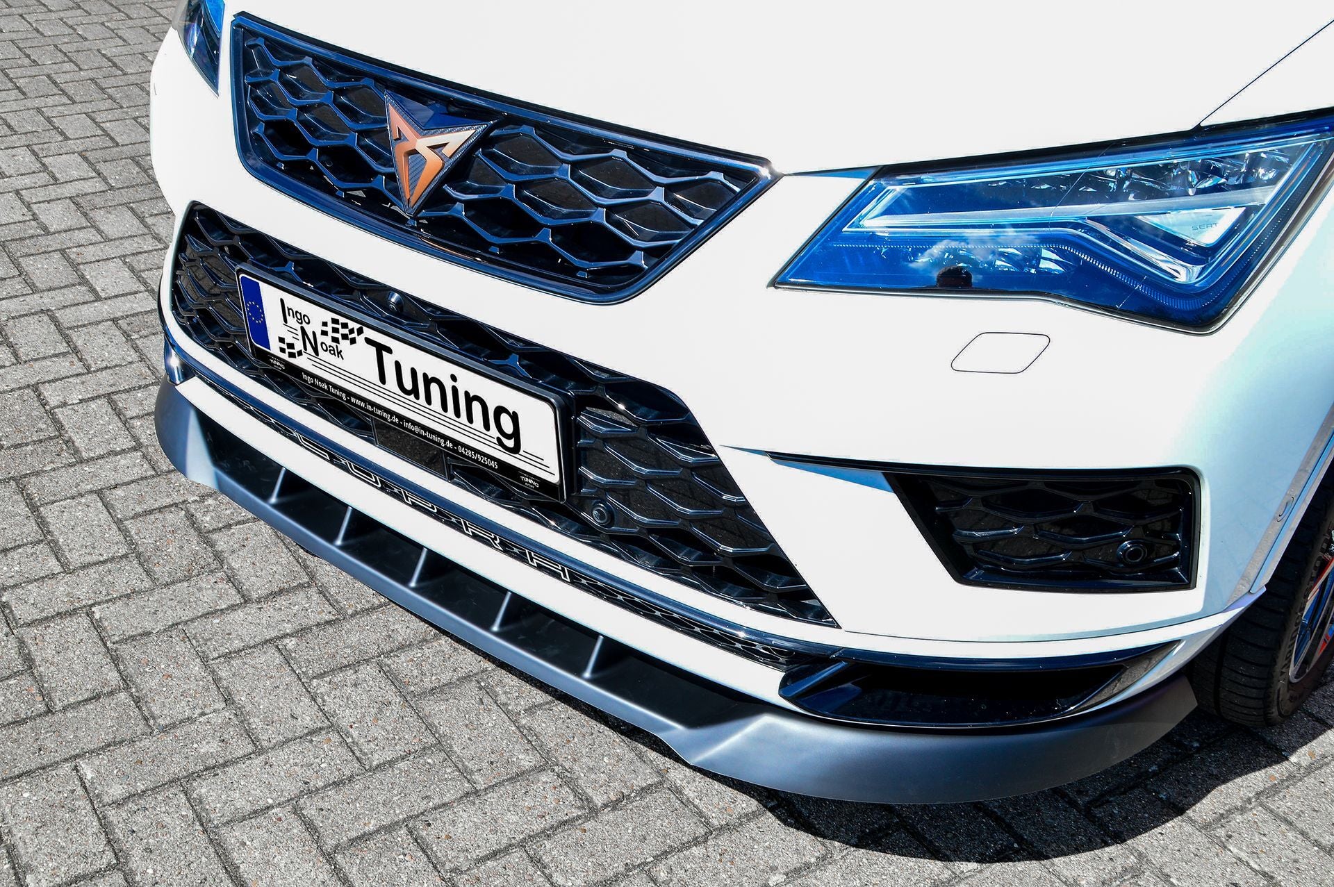 CUP Frontspoilerlippe ABS Cupra Ateca 5FP Bj.: 2018-2020 Schwarz Matt