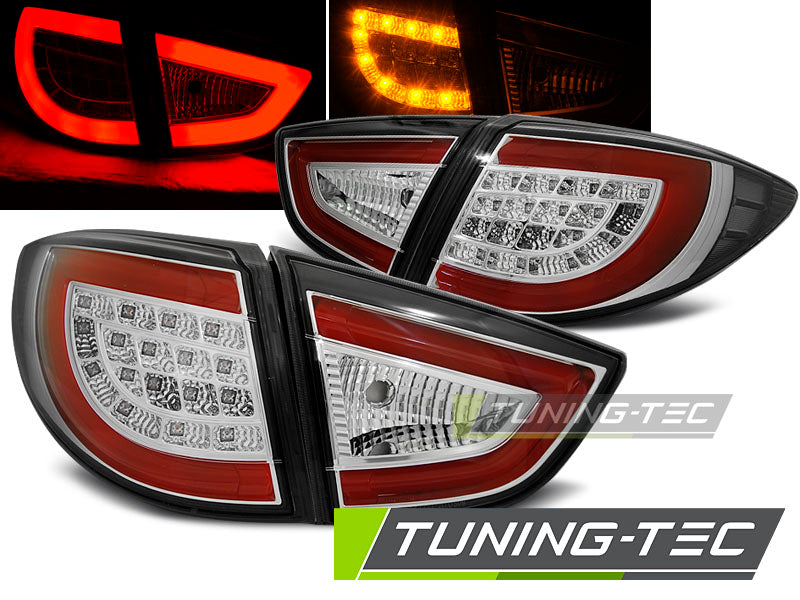 Tuning-Tec LED Lightbar Rückleuchten für Hyundai IX35 09-13 chrom
