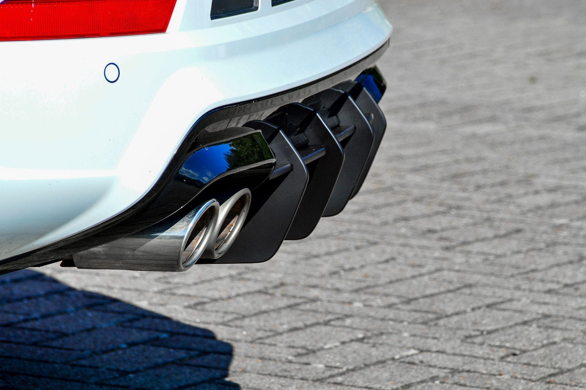 Gefräster Heckansatz Cupra Ateca 5FP Bj.: 2018-2020 Schwarz Matt