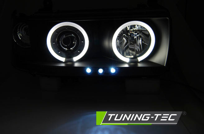Tuning-Tec Angel Eyes Scheinwerfer für Toyota Land Cruiser FJ80 90-97 schwarz