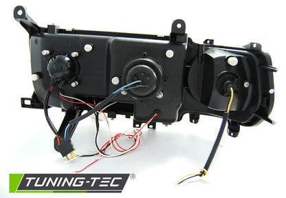 Tuning-Tec Angel Eyes Scheinwerfer für Toyota Land Cruiser FJ80 90-97 schwarz