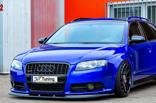 CUP Frontspoilerlippe ABS Audi A4 / B7 S-Line Bj.:2004-2009 Schwarz Matt