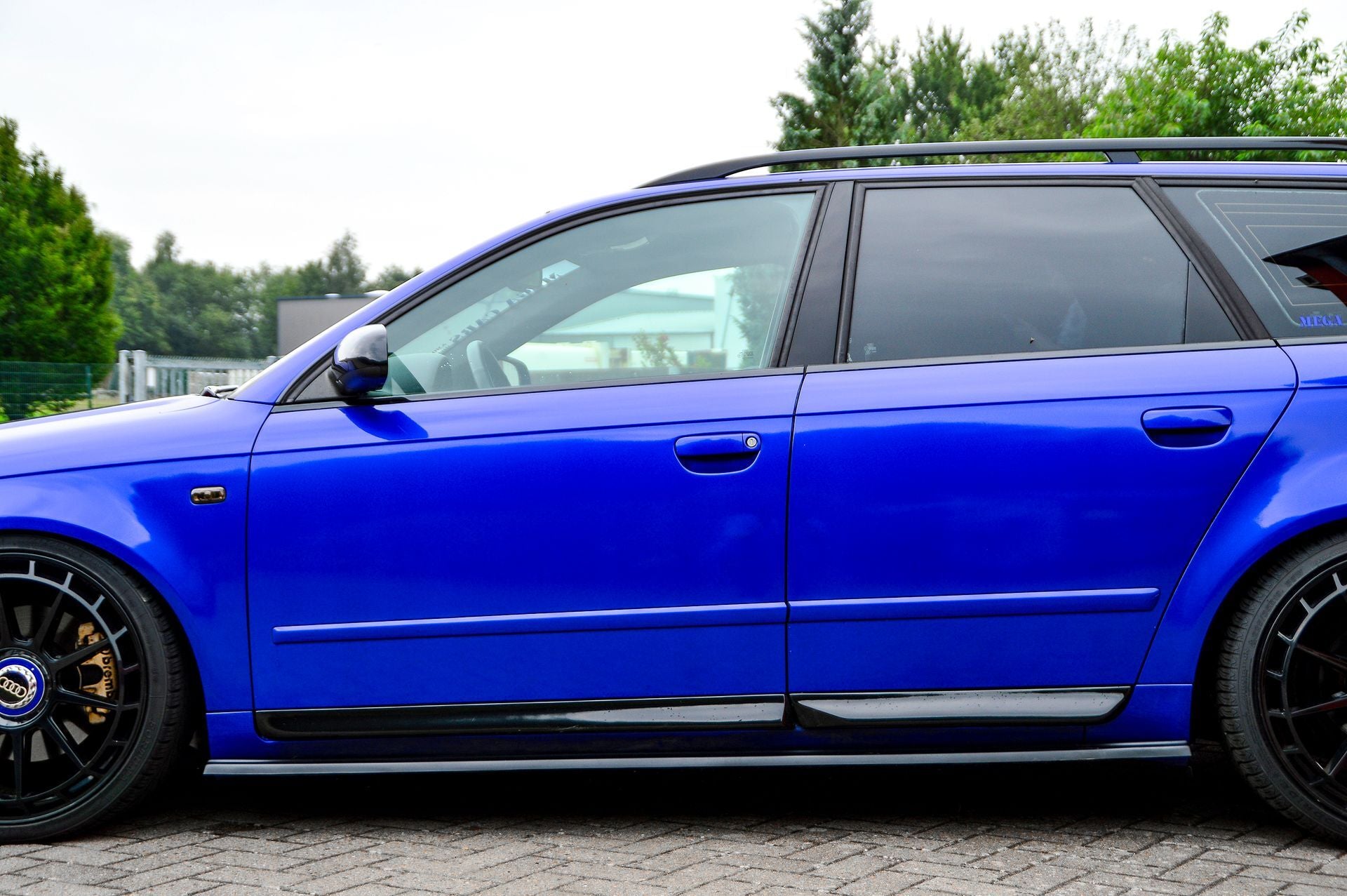 CUP Seitenschwellersatz Audi A4 (8E) B6 Bj.:2000-2004 Carbon