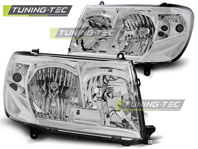Tuning-Tec Klarglas Scheinwerfer für Toyota Land Cruiser FJ100 05-06 chrom