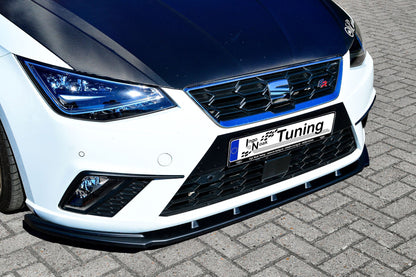 CUP Frontspoilerlippe ABS Seat Ibiza 5 6F KJ Bj.:2017-2021 Schwarz Glanz