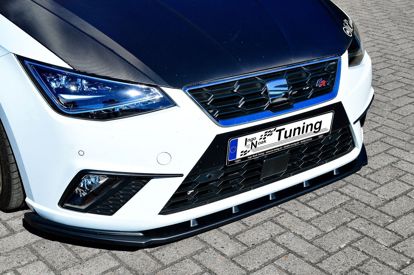 CUP Frontspoilerlippe ABS Seat Ibiza 5 6F KJ Bj.:2017-2021 Schwarz Matt