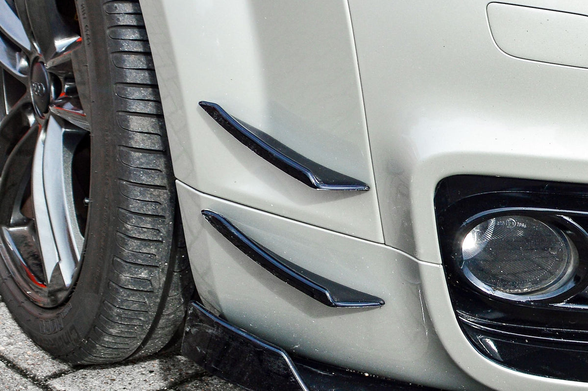 Seitenflaps Satz Audi TT 8J S-Line Ab Bj.: 2006-2014 Schwarz Glanz