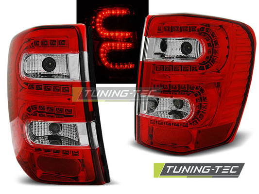 Tuning-Tec LED Rückleuchten für Chrysler Jeep Grand Cherokee 99-05 rot/klar