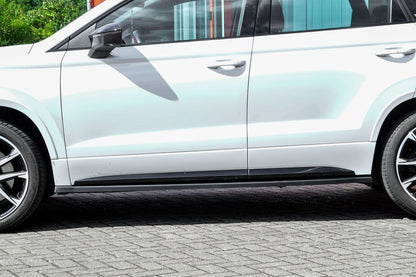 Heckansatz Seitenteile ABS Cupra Ateca 5FP Bj.: 2018-2020 Schwarz Glanz