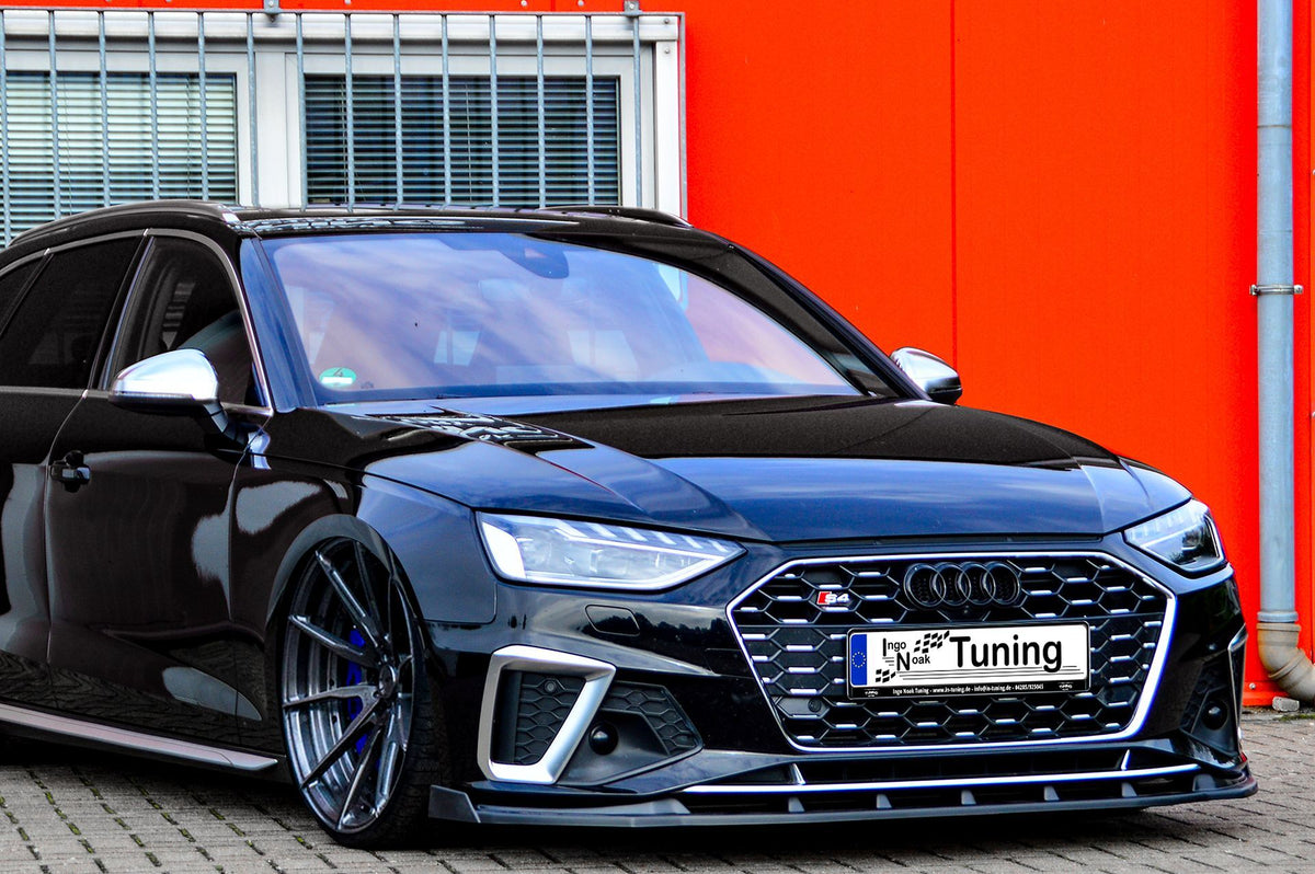 CUP Frontspoilerlippe ABS mit Seitenwing Audi S4, B9, 8W Facelift Carbon