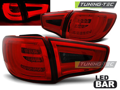Tuning-Tec LED Lightbar Rückleuchten für KIA Sportage III 10-14 rot/rauch