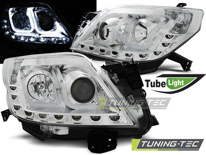 Tuning-Tec LED Tagfahrlicht Scheinwerfer für Toyota Land Cruiser 150 09-13 chrom
