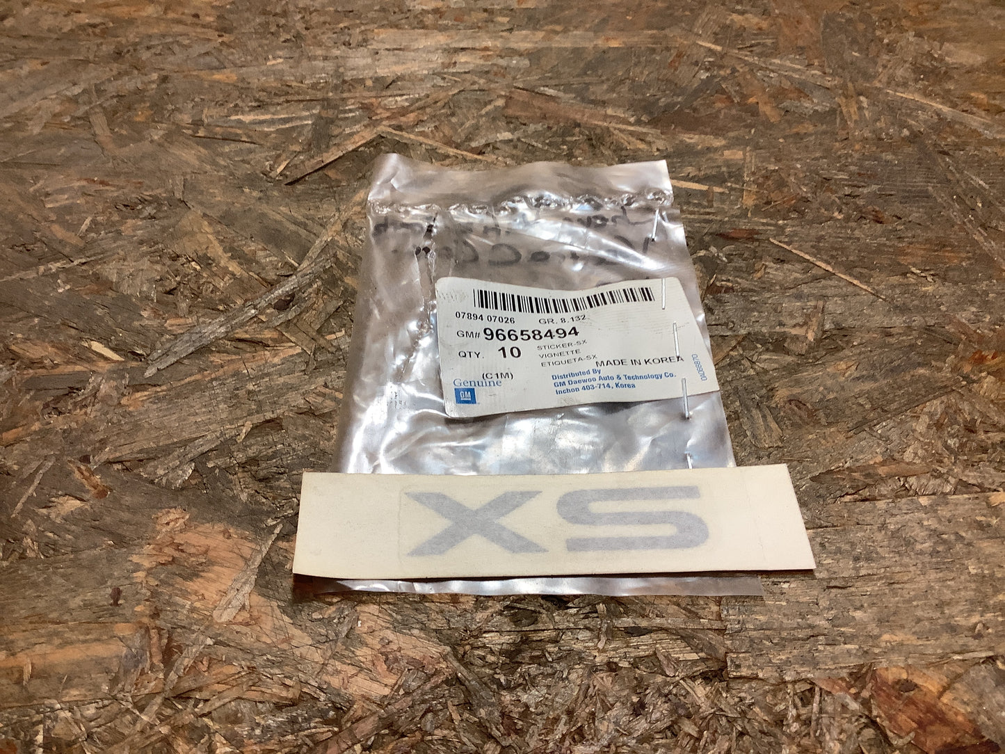 Chevrolet Matiz/Spark; Vectra C Caravan Emblem „xs“ Original GM NEU