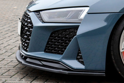 CUP Frontspoilerlippe ABS Audi R8, 4S Coupe + Roadster Schwarz Matt
