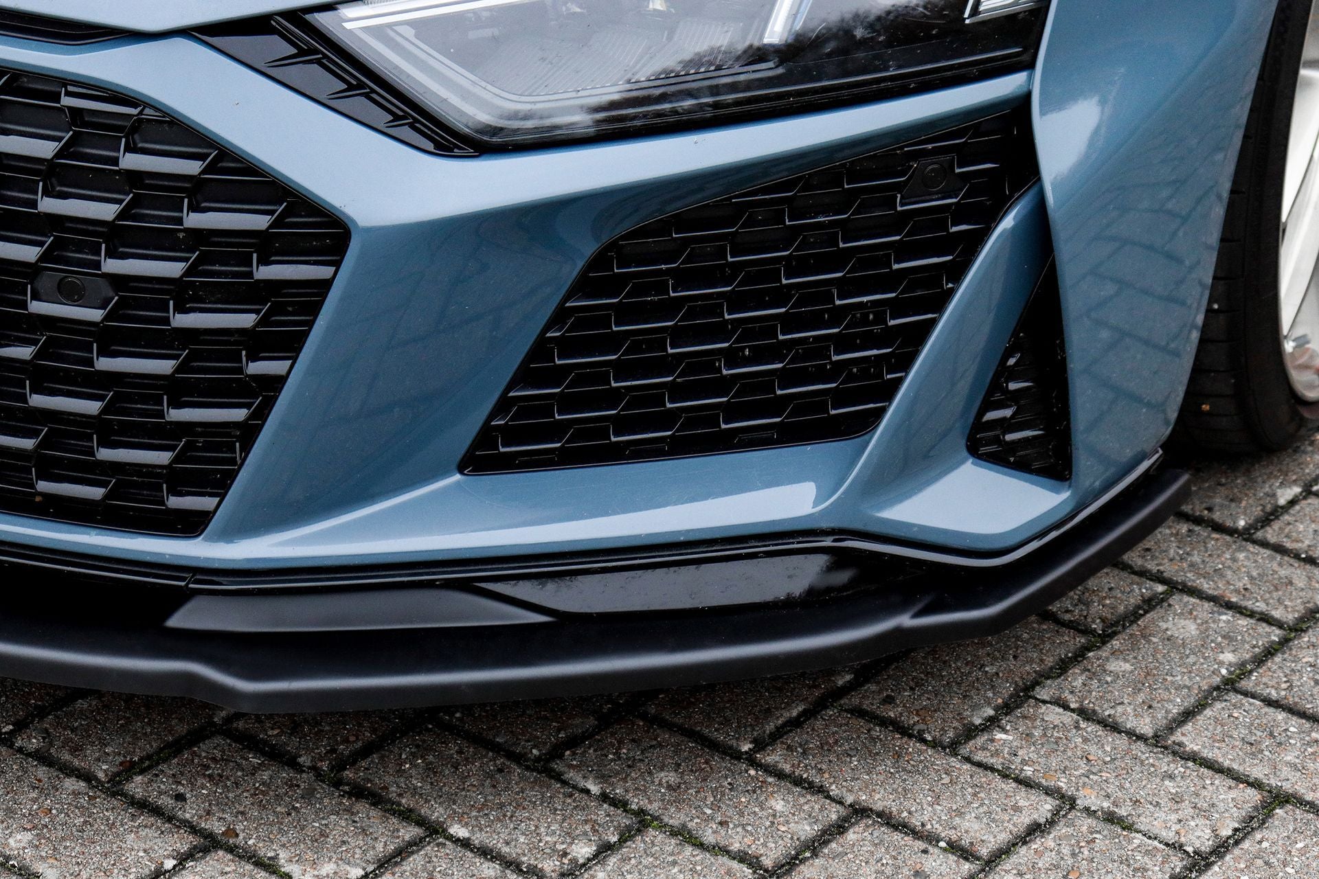 CUP Frontspoilerlippe ABS Audi R8, 4S Coupe + Roadster Schwarz Matt