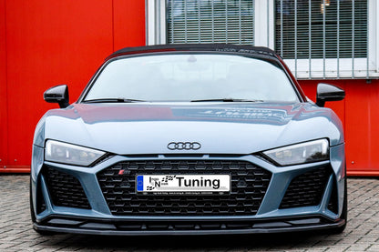 CUP Frontspoilerlippe ABS Audi R8, 4S Coupe + Roadster Schwarz Matt