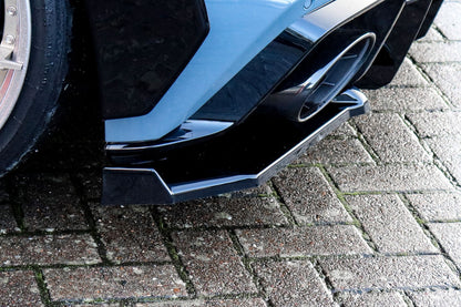 Heckansatz Seitenteile ABS Audi R8, 4S Coupe + Roadster Schwarz Matt