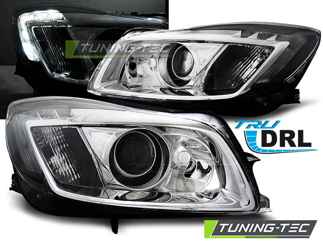 Tuning-Tec LED Tagfahrlicht Scheinwerfer für Opel Insignia 08-12 chrom