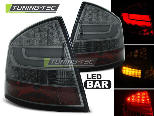 Tuning-Tec LED Lightbar Rückleuchten für Skoda Octavia 2 (1Z) Limousine 04-12 rauch