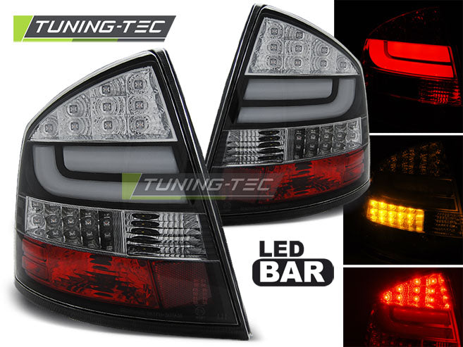 Tuning-Tec LED Lightbar Rückleuchten für Skoda Octavia 2 (1Z) Limousine 04-12 schwarz