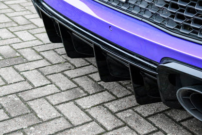 Gefräster Heckansatz Audi R8, 4S Coupe + Roadster ab Bj.:2019 - Schwarz Matt