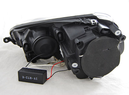 Tuning-Tec CCFL Angel Eyes Scheinwerfer für VW Golf 5 03-09 schwarz