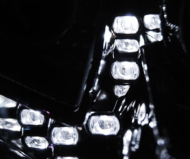 Tuning-Tec LED Tagfahrlicht Scheinwerfer für Ford Focus MK3 11-14 chrom