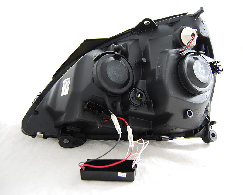 Tuning-Tec CCFL Angel Eyes Scheinwerfer für Renault Clio 2 01-05 schwarz