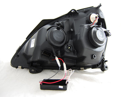 Tuning-Tec CCFL Angel Eyes Scheinwerfer für Renault Clio 2 01-05 schwarz