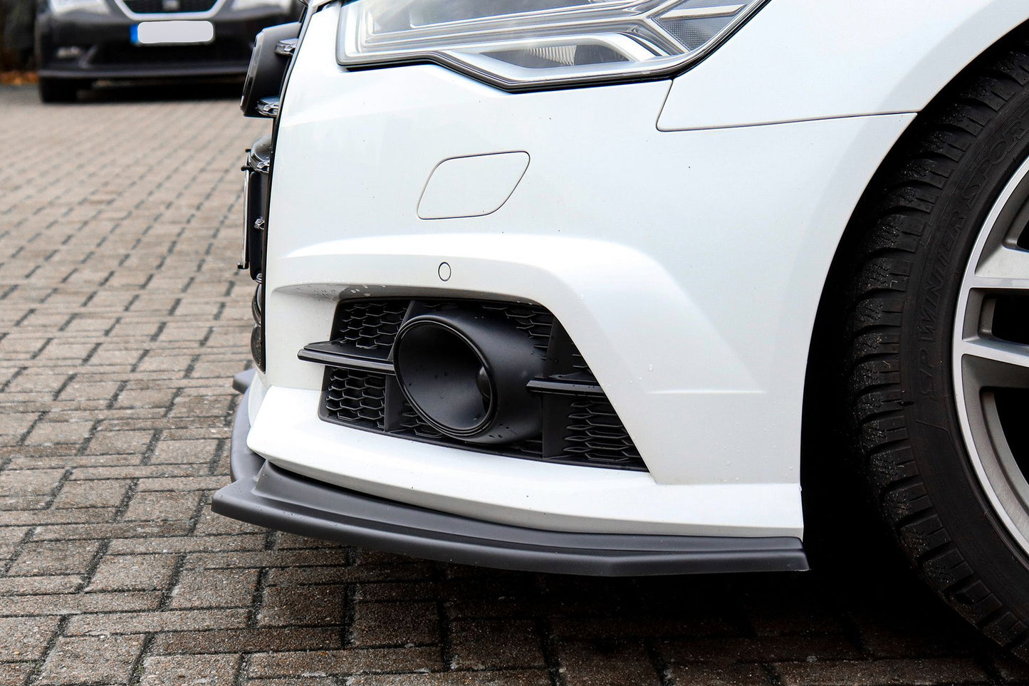 CUP Frontspoilerlippe ABS Audi A6 + S6, 4G, C7 ab Bj.: 2014- Carbon