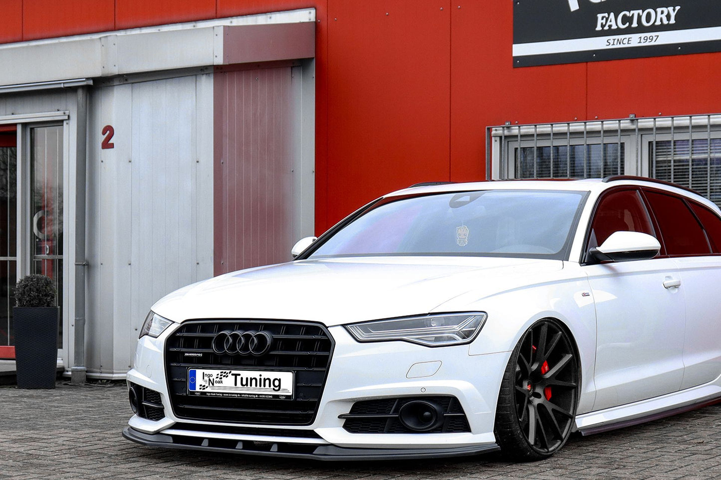 CUP Frontspoilerlippe ABS Audi A6 + S6, 4G, C7 ab Bj.: 2014- Carbon