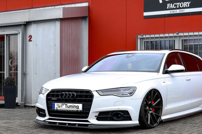 CUP Frontspoilerlippe ABS Audi A6 + S6, 4G, C7 ab Bj.: 2014- Carbon