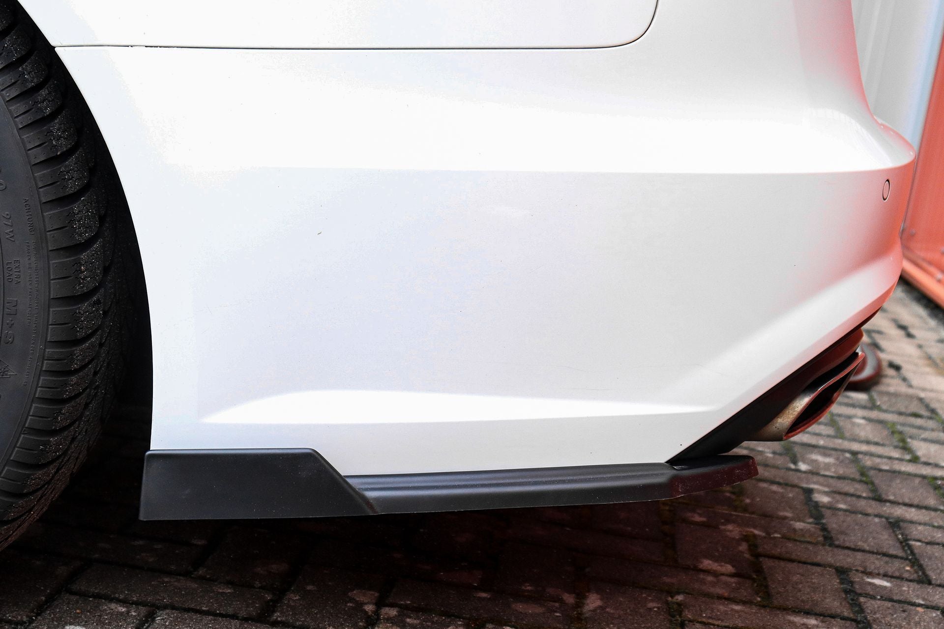 Heckansatz Seitenteile ABS Audi A6 + S6, 4G, C7 ab Bj.: 2014- Carbon