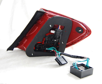 Tuning-Tec LED Lightbar Rückleuchten für Mercedes Benz C-Klasse W204 T-Modell 07-10 rot/klar