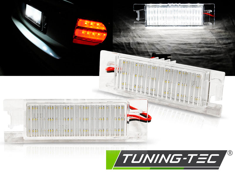 Tuning-Tec LED Kennzeichenbeleuchtung für Opel Zafira B/ Astra H/ Corsa D/ Insignia / Vectra C kaltweiß