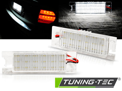 Tuning-Tec LED Kennzeichenbeleuchtung für Opel Zafira B/ Astra H/ Corsa D/ Insignia / Vectra C kaltweiß